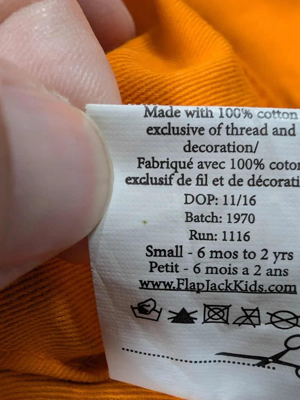 Flapjackkids Reversible Bucket Sun Hat Small 6M-2Y Beaver Happy Camper Camping